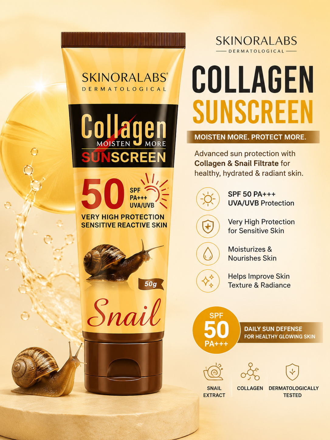Summer Refreshing 50 Plus Anti UV Sunscreen